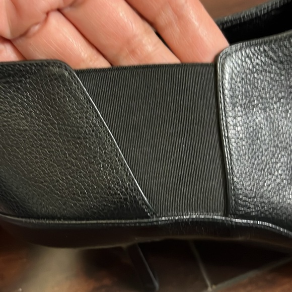 Narciso Rodriguez Leather Booties Shoes Pointed Toe sz 40 Quiet Luxury Old MOney - Picture 10 of 13